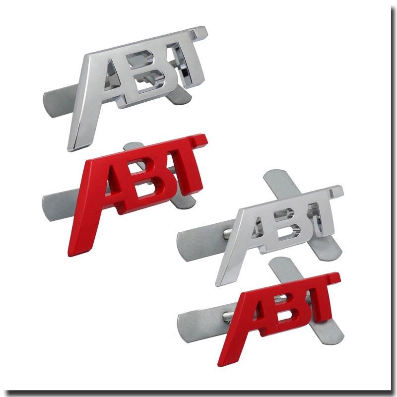 3D Metal ABT Car Trunk Sticker For Golf Polo Sagitar A3 A4 A5 A6 Intake Grille Decoration Accessories