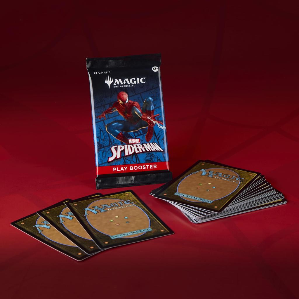 The Gathering Marvel Play Booster English Edition of 30 MTG Trading Card Wizards of the Coast SPM D45240000 Magic Spider-Man (Box Packs)