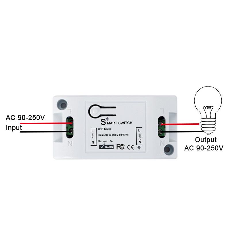 Neuer 220V Funkfernbedienungs-Lichtschalter - Einkanal-Mikrocontroller