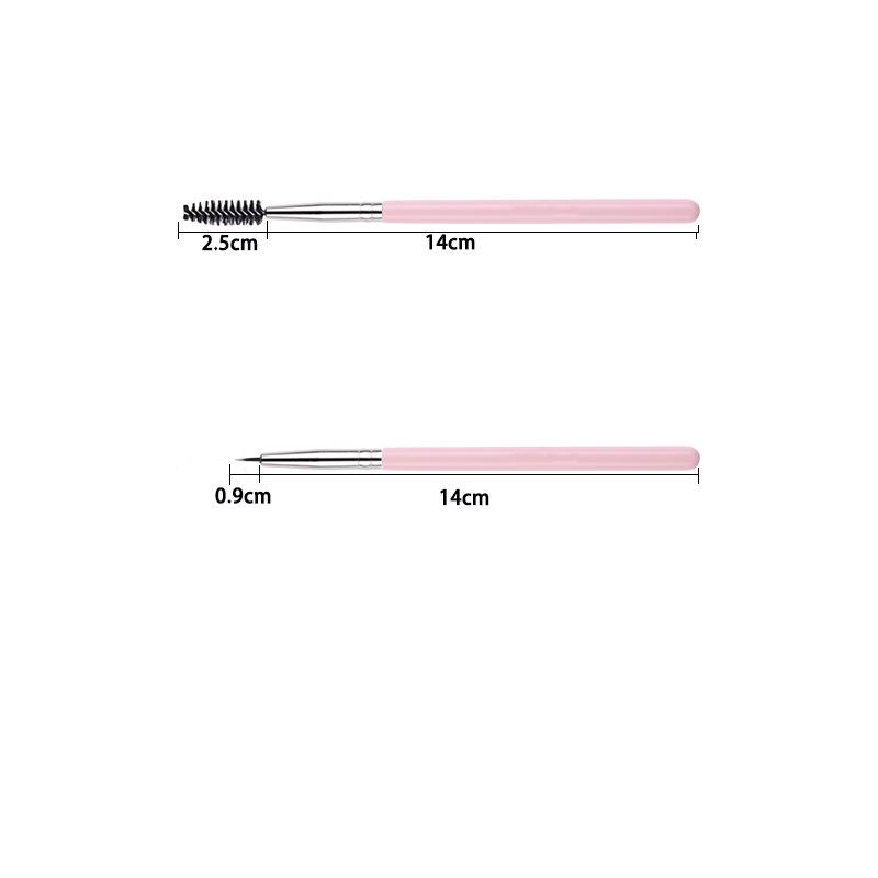 15-Piece Portable Makeup Brush Set: Soft Bristles for Beginners - Includes Powder, Contour, Eyeshadow, and Eyebrow Brushes
