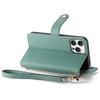 Portafoglio con Laccetto da Polso e Porta Carte, Laccetto a Tracolla, Supporto Integrato, Custodia per Telefono per iPhone 16 15 14 13 12 11 Pro Max Plus Cover