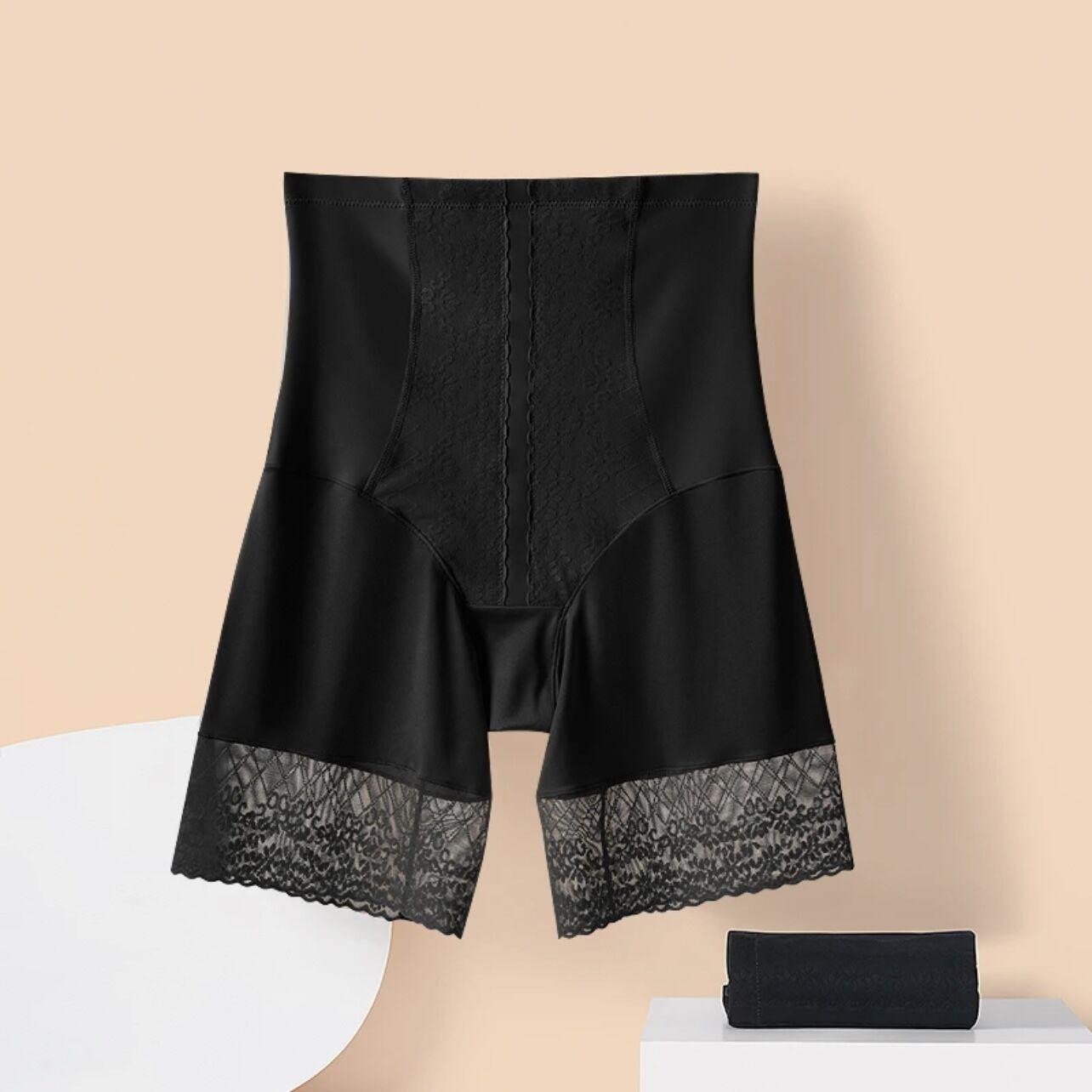 

Женские не оставляющие следов трусики для подтяжки бедер Strong Tummy Tuck Plus с высокой талией XXL чёрный