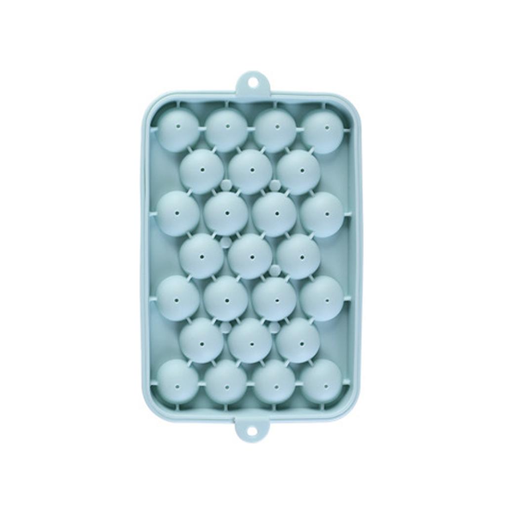 Leeseph Round Ice Cube Trays, Silicone Ice Ball Maker Mold for Freezer, Circle Ice Cube Making Chilling