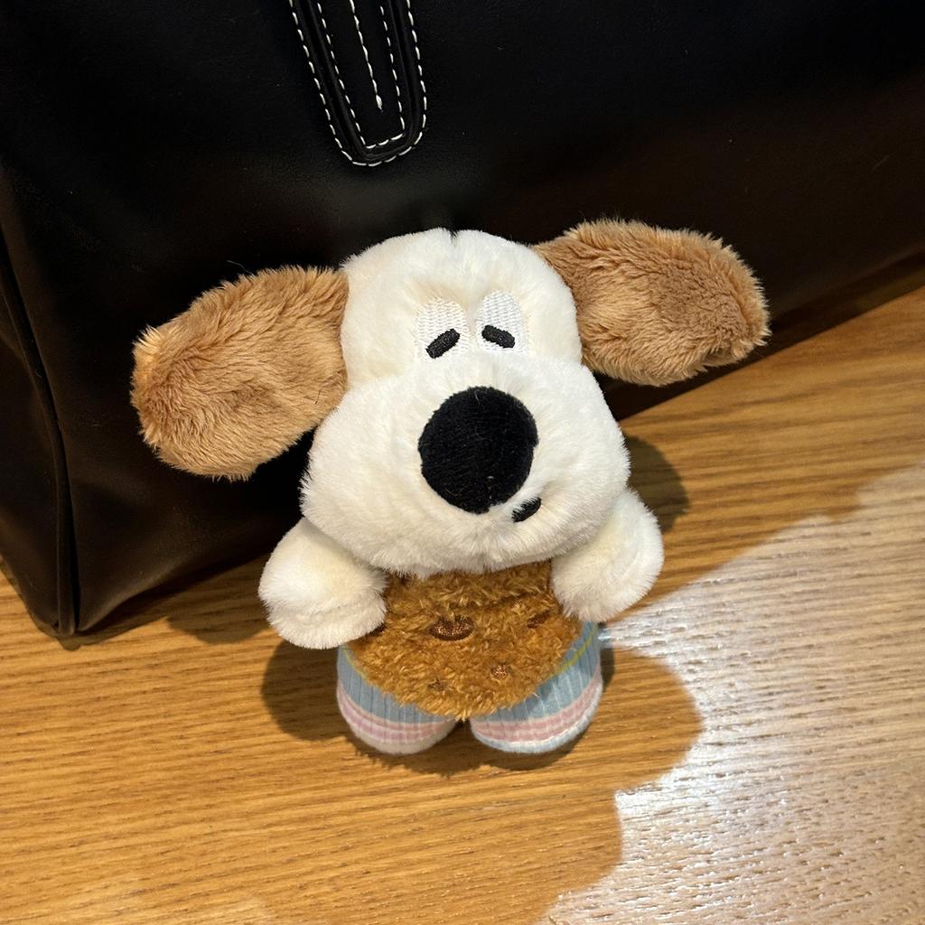 Trendy Toy Shop Grabbing Machine Small Pendant Plush Toys Boss Dog Doll Keychain Doll