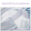 Casual 2 In 1 Women Top Air Cap Detachable Breathable Sunscreen Cap Adjustable Solid Color Bowknot Big Visor Cap