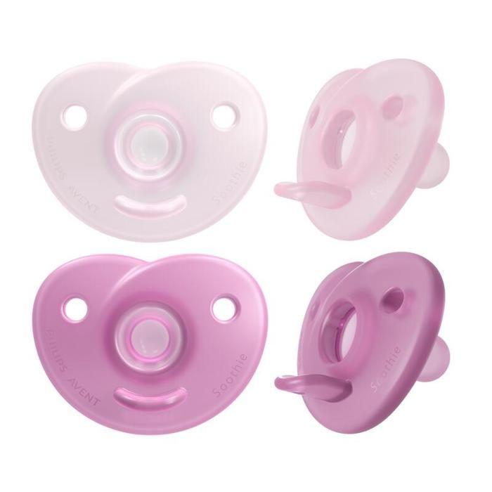 AVENT - 2er-Pack Soothie Schnuller 0-6m Rosa