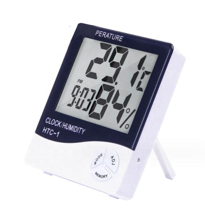 Stock LCD Digital Temperature Humidity Meter HTC-2/HTC-1 HTC-1 without battery