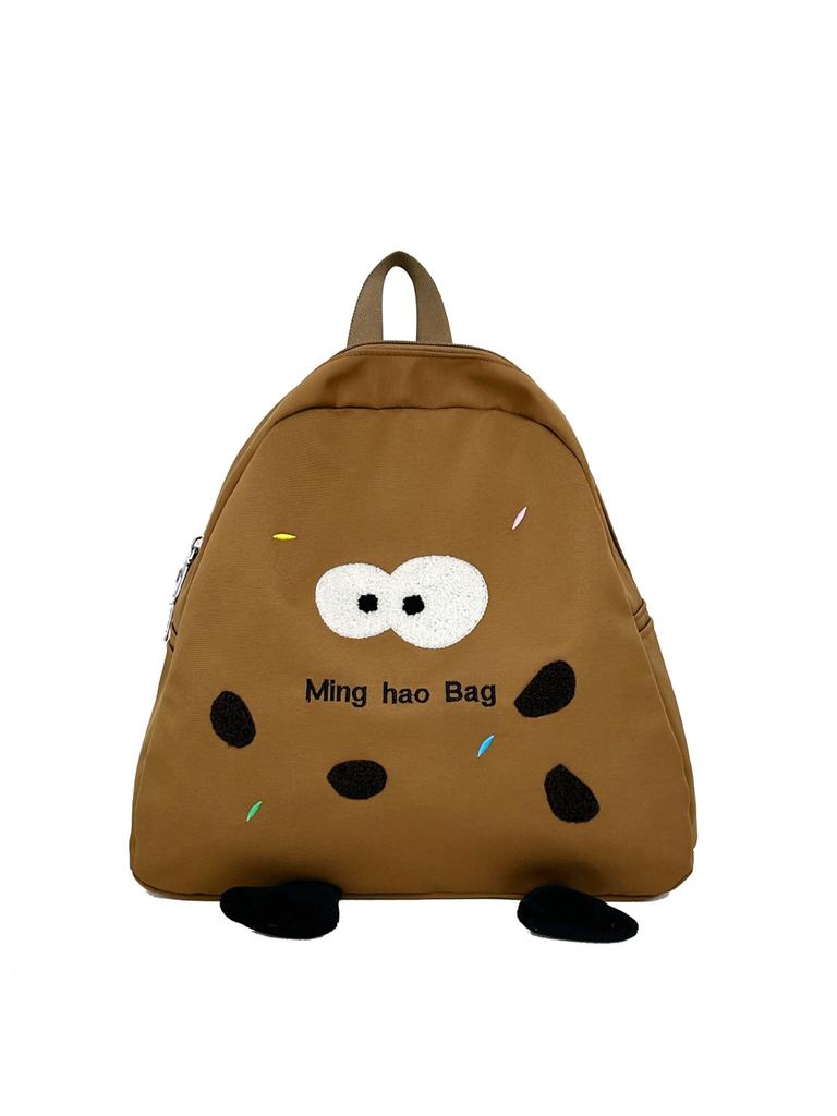 Schoolbag Cute Foreign Style Backpack Student Fresh Shoulder Bag Mori Funny Small Backpack Light Travel Female Student Schoolbag