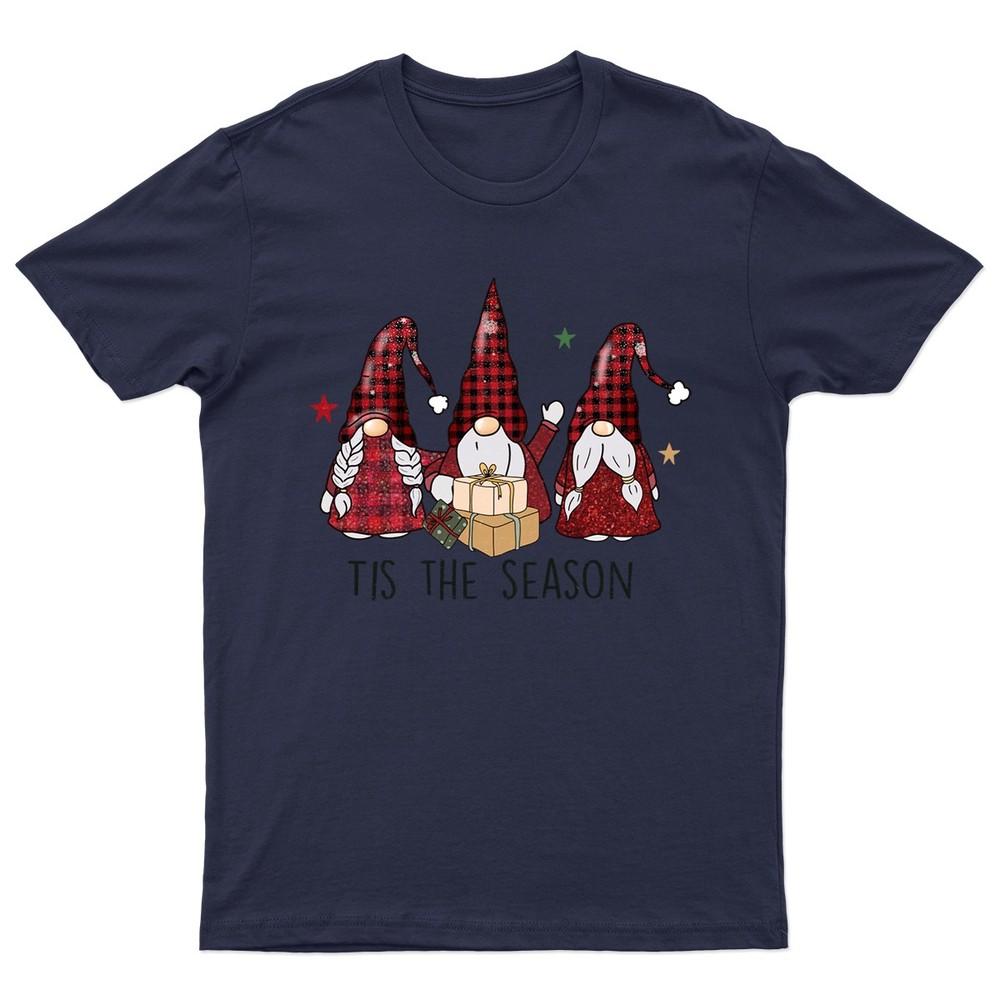 Tis The Season Christmas TShirt Unisex Gift Retro Seasonal Funny Xmas Santa o