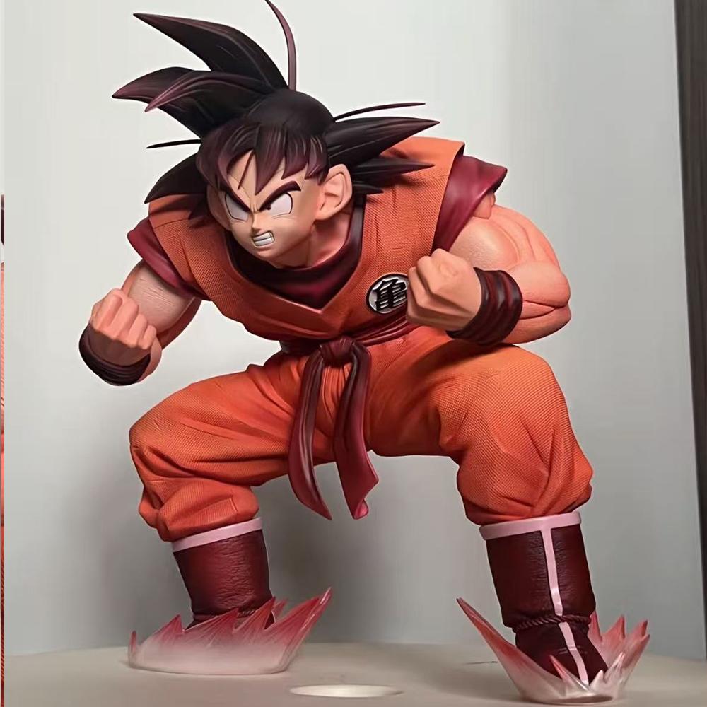 17cm/6.69inch Anime Dragon Ball Z Kaiouken Goku Figure Super Saiyan Son Goku Action Figurine VF Statue Collection Model Toy Gift