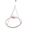 Metalen Ophangkooi Vogel Speelgoed Katoenen Touw Vogel Hangmat Zitstok Vogel Touw Ring Schommel Speelgoed Huis