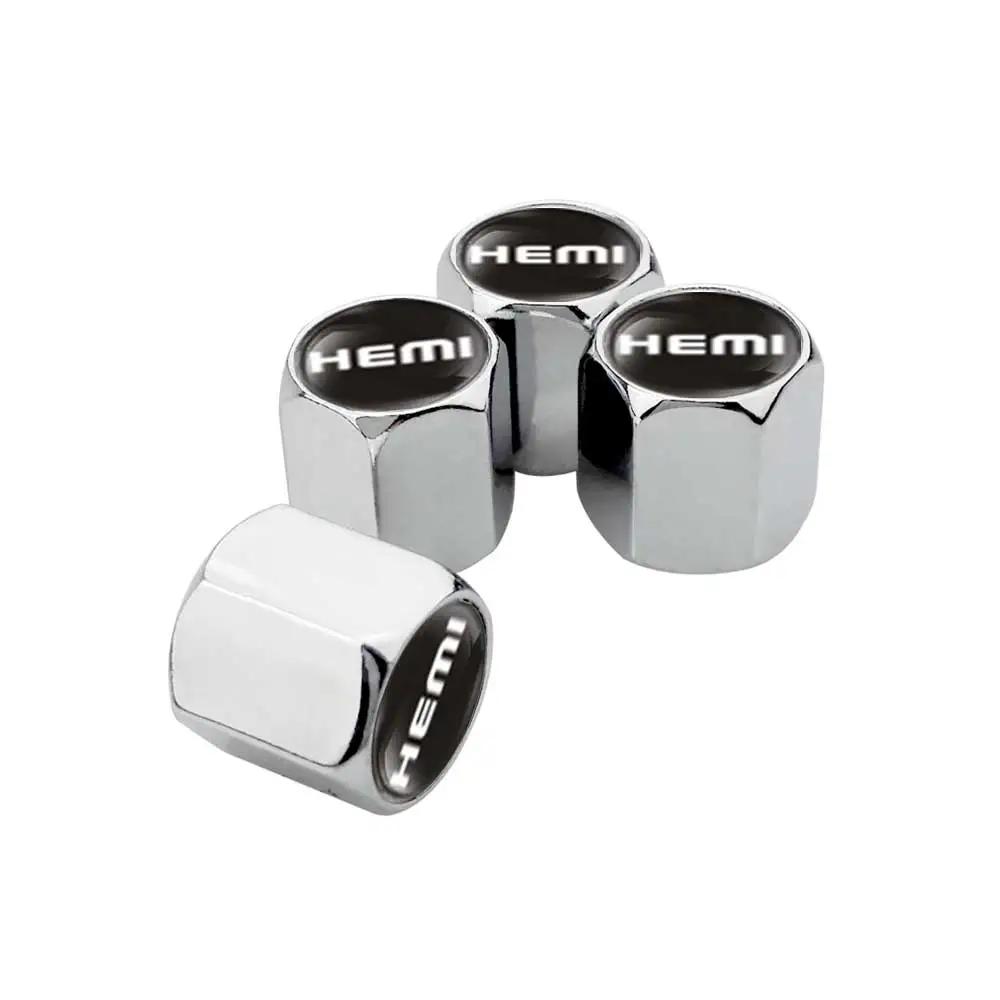 4PCS Alloy Car Tire Valve Caps Wheel Stem Anti-dust Covers for Dodge AVENGER CALIBER CARAVAN Challenger JOURNEY NITRO RAM 1500