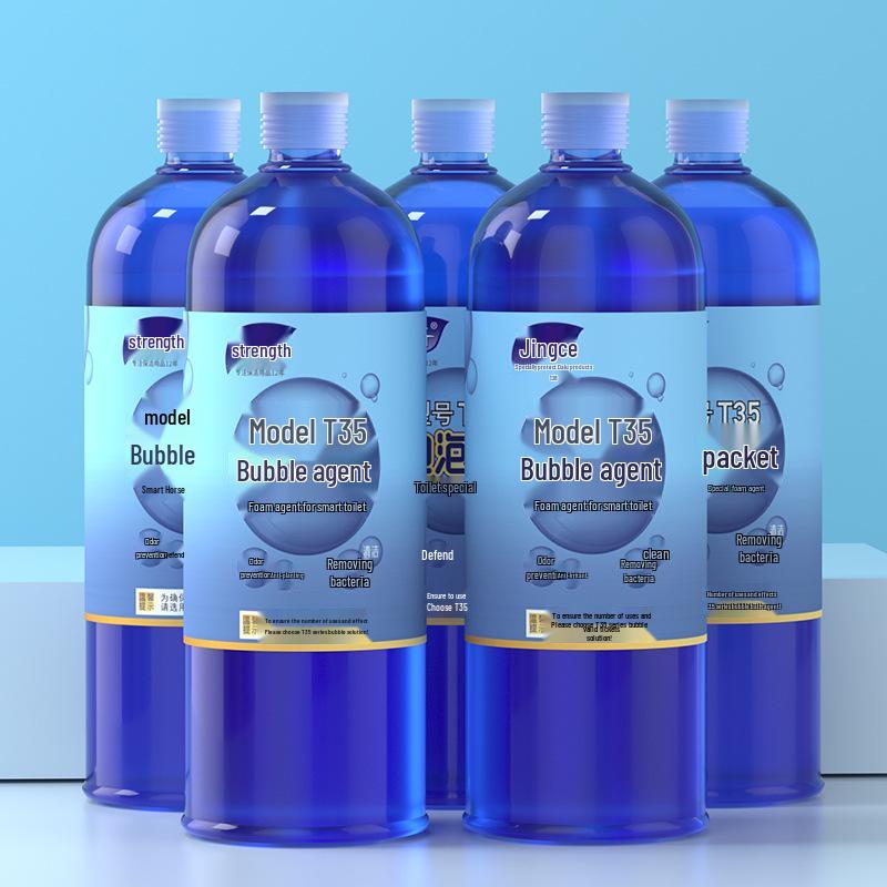 Universal Smart Toilet Foam Shield: Automatic Anti-Splash Deodorant Liquid Refill