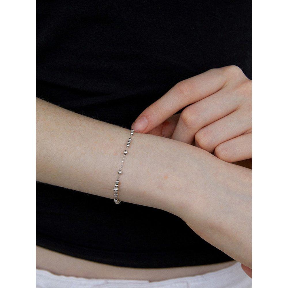 [925 Silver] Moving Ball Bracelet (Silver) Bh7B52703W9175