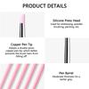 5Pcs/set Silicone Nail Brush UV Gel Polish Tip 3D Image DIY Dotting Polish Brushes Pen Professional DIY Manicure Tools