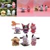 Entzückende Sanrio PVC-Figuren-Kollektion mit Melon Melody und Kuromi in bezaubernden floralen Designs