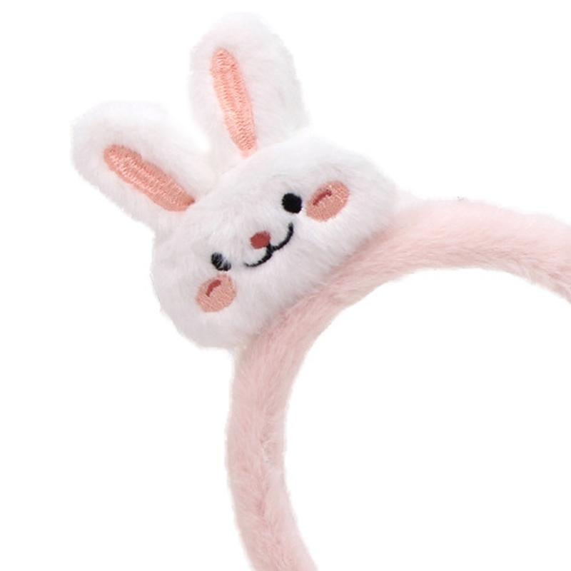Rabbits Carrot Ear Headbands For Kids Soft Plush Hair Accessory Cute Animal Theme Party Costume Decoration