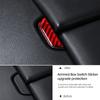 Center Console Armrest Box Open Panel Trim Sticker For Subaru BRZ/Toyota GR86 2026- Carbon Fiber Car Interior Tuning Accessories
