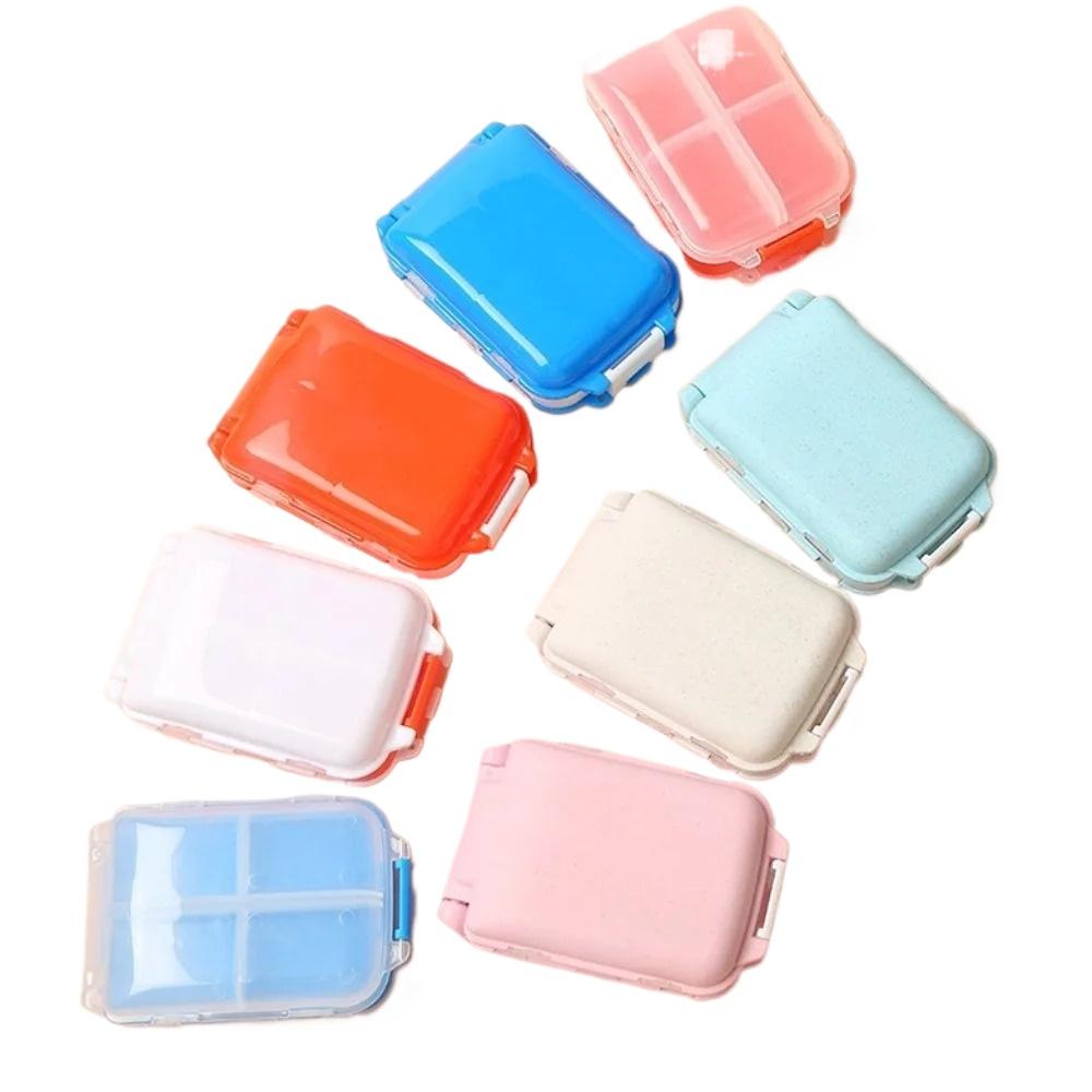 New Portable Weekly Pill Organizer 8 Grids Medicine Pill Box Small Travel Vitamin Cases Container Storage Tablet Fish Oils Tools