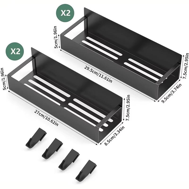 

Магнитная подставка для специй, органайзер для холодильника и духовки, органайзеры и полки для холодильника 4pcs