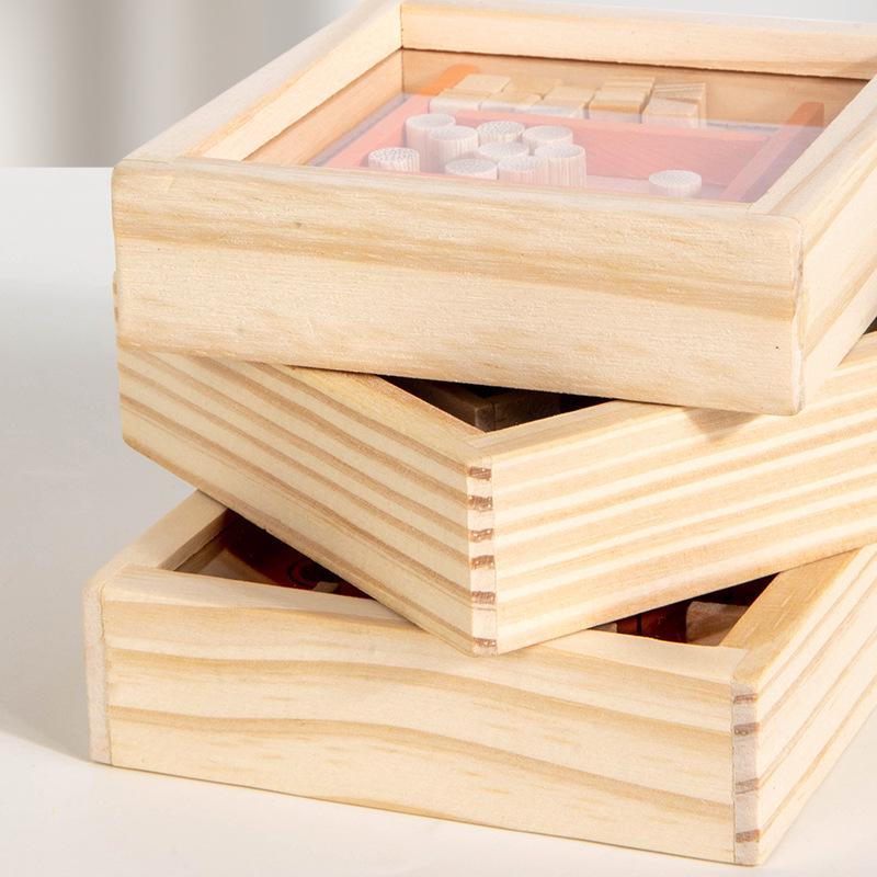 Toddler Wooden Maze Coordination & Balance Game - Educational Marble Rolling Toy