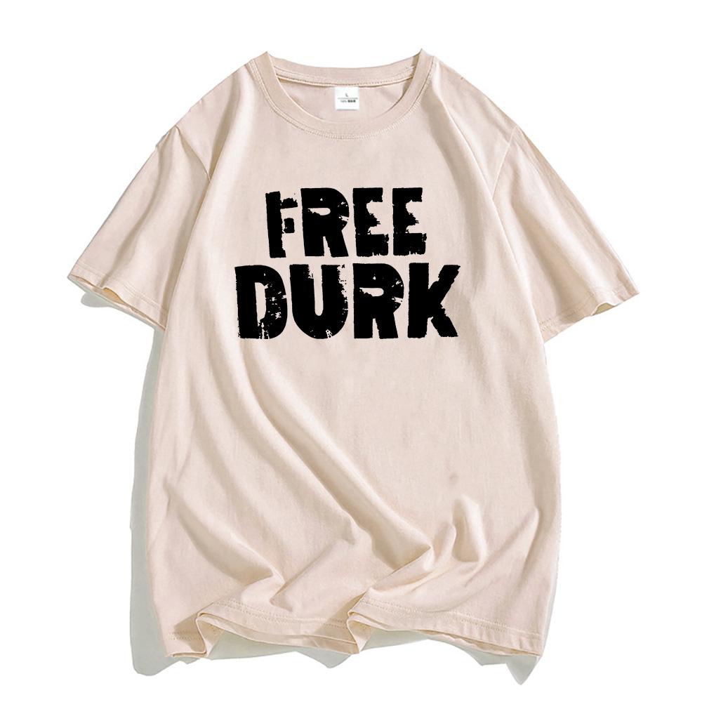 Free Durk Letter Print T-shirt Lil Durk Deep Thoughts Tshirts Short Sleeve Men Casual T-shirt Summer Cotton High Quality T Shirt