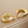 Huajie Women's Multi Layered Geometric Elegant Earrings Brilliant Zirconia High End Ladys Delicate Ear  Fashion Tide