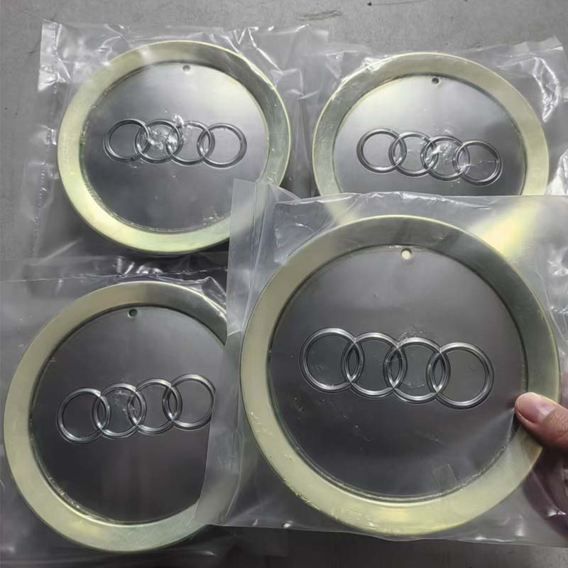 For Audi A34Pcs Car Wheel Center Hub Caps Badge Rim Hubcap 8N0601165A 4B0601165A Accessories For Audi A3 A4 A5 S6 S8 TT A8 Quattro Emblem
