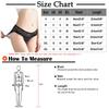 Ladies Sexy Color Low Waist Transparent Hollow Lace Stitching Sexy Panties