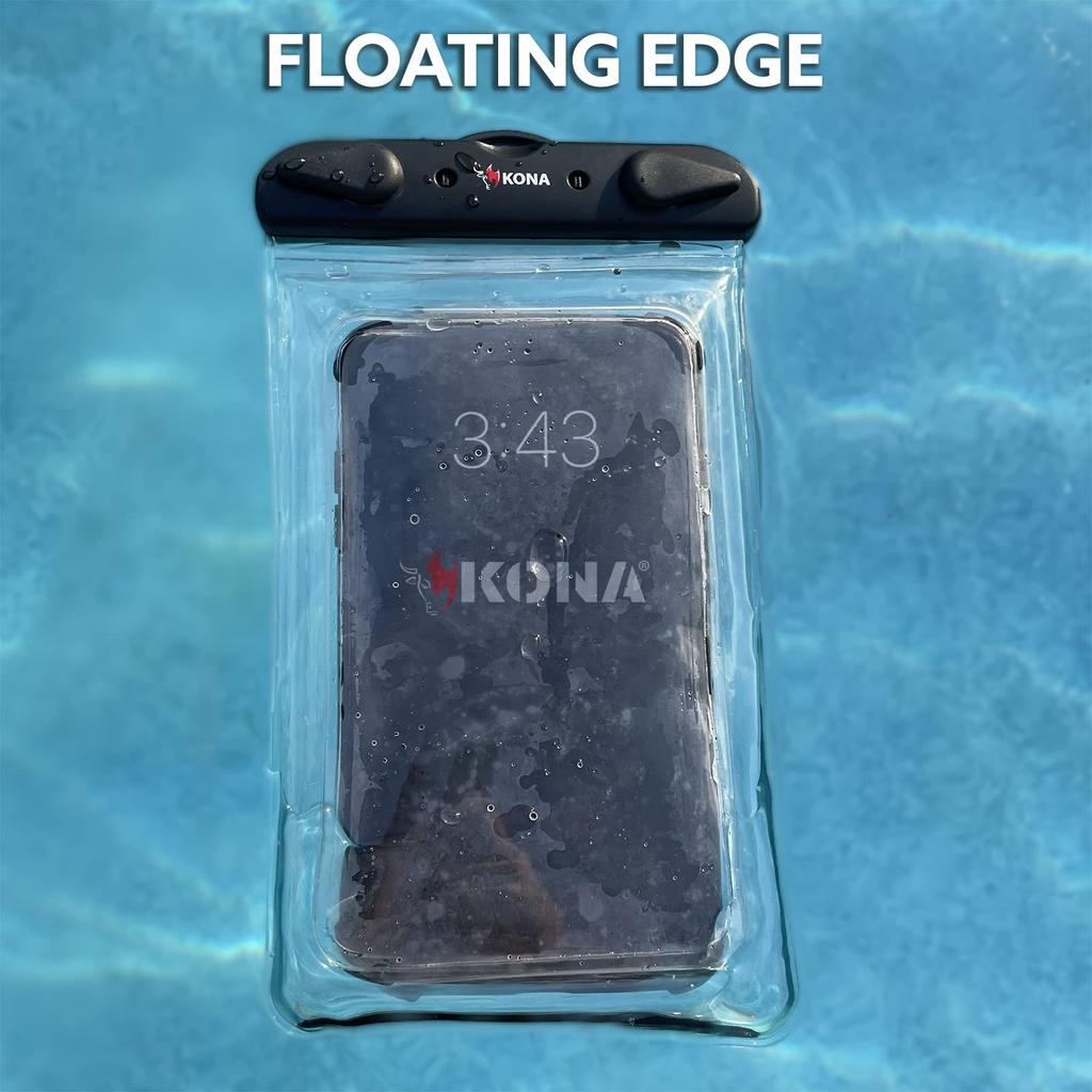 Kona Submariner Waterproof Phone Case for Smartphones Fully Waterproof for the Underwater and for Phones up to inches Also Protects Valuables - Sea,