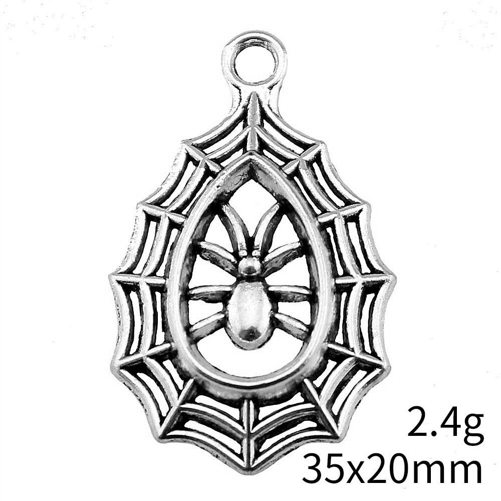 Valentýnský náramek s přívěsky Italský přívěsek s přívěsky pavouka a netopýra Publikum Mužský přívěsek