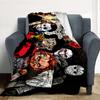 Horror Icons Flannel Blanket Throw Blanket Soft Warm Sofa Bed Camping Home Decor Unique Christmas Gift C926367