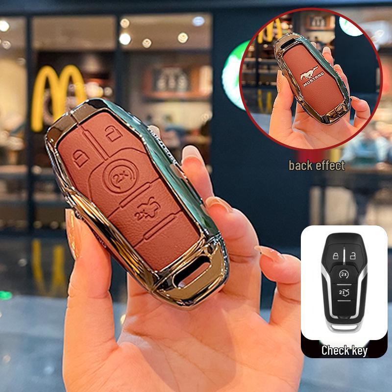 

Ford Mustang Key Case for Taurus, Mach-E, Shelby, Cobra - High-End Car Shell Bag