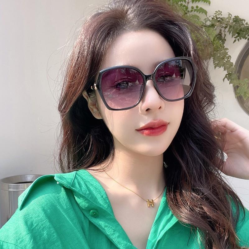 Fashion Fox Head Sunglasses Women'S Sunglasses Ins Large Frame Glasses Classic Driving Street Shot