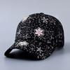 New Rhinestone Butterfly Flower Baseball Cap Women's Spring and Summer Breathable Lace Fashionable and Elegant Curved Brim Cap Batch