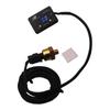 2x1.3x0.5in Blue LED Electronic Oil Pressure 0~120PSI Gauge Meter Sensor 12v