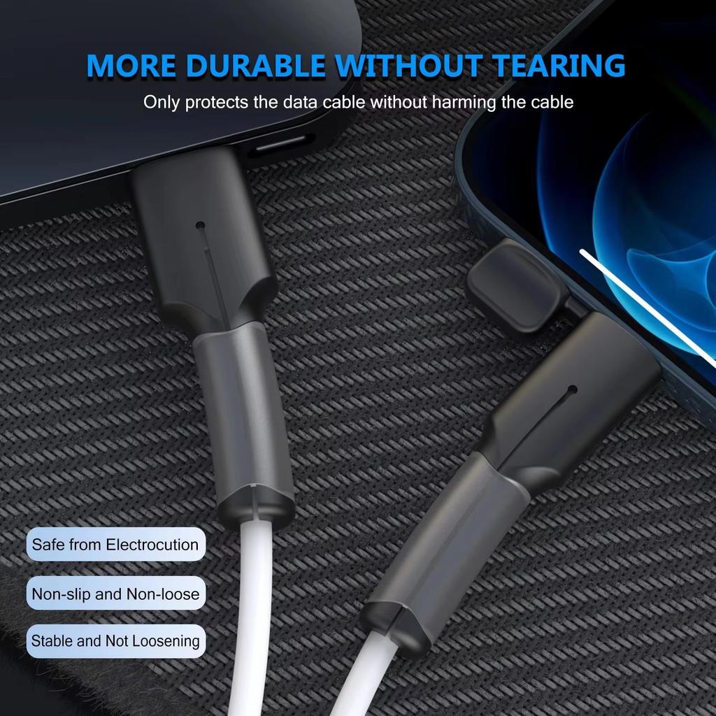 USB Type C Charging Cable Saver Sleeve Data Line Cord Protector Silicone Protective Cover Cap For iPhone Xiaomi Redmi Huawei OPP