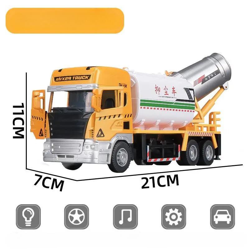 1:50 Alloy Sprinkler Model Automotive Engineering Diecast Metal Truck Toys Watering Car Engineering Vehicle Toys For Boys B106