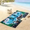 Man City Player Print Beach Towel, Large Soft Quick Dry Towel for Beach Camping Swimming