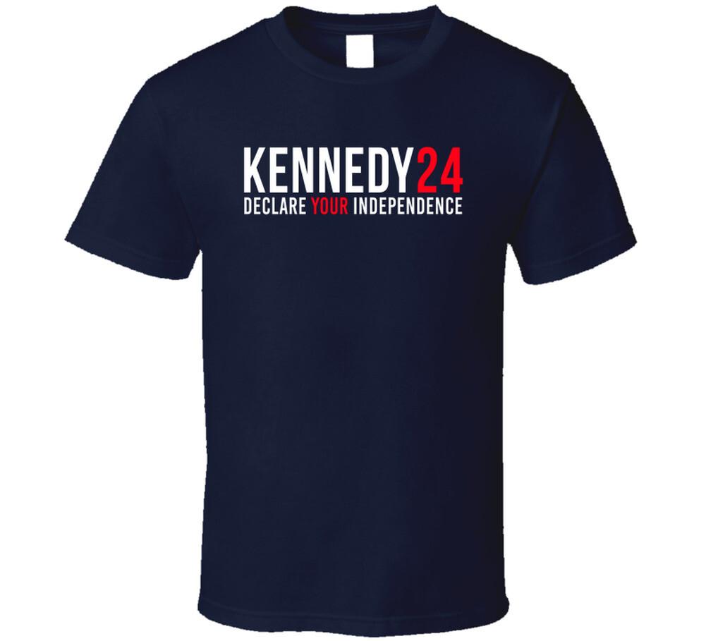 

Kennedy 24 Declare Your Independence Robert F. Kennedy Supporter T Shirt Mens Womens Tees Top L