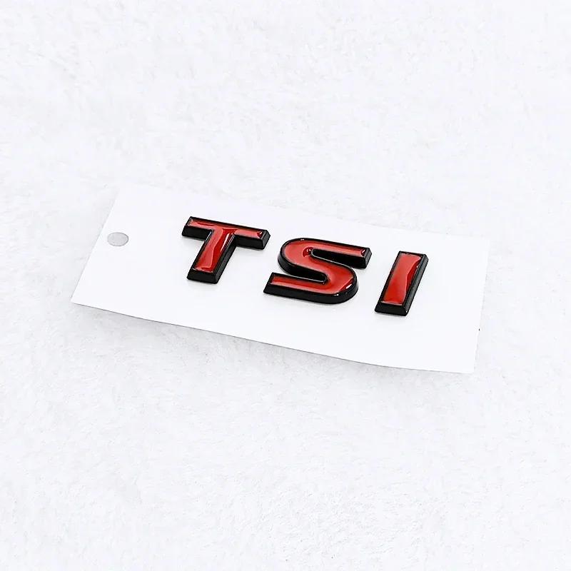 Adesivo Emblema de Carro Letras TSI ABS 3D Decalque de Emblema Traseiro