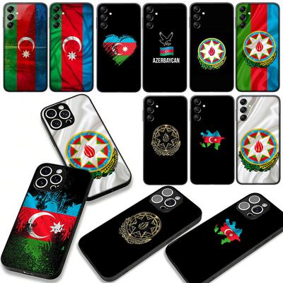 Azerbaijan Buta Flag Phone Case for Samsung Galaxy A07 A13 A12 A14 A23 A42 A50 A51 A52 A53 A70 A71 A72 A21S A04 Note 20 9 8 10