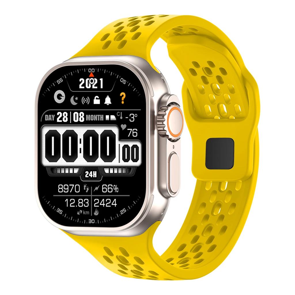 Silicone strap for Apple watch band 44mm 45m 41mm 42mm 40mm 44 45 mm ultra 49mm correa bracelet iwatch series10 9 7 8 6 5 se 4 3