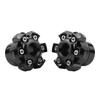 2pcs/pair Motorcycle Modification Anti Drop Cup Ghost Fire Electric Vehicle Front Shock Absorber Metal Front Fork Cup Decoration
