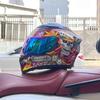 Motorcycle Helmet Full Helmet Can Be Equipped with Bluetooth Headset Men's Four-season Electric Bicycle Riding Helmet