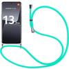Protective Case - E.F.CONNECTION - for Xiaomi 13 Pro - Flexible - Anti-scratch - Turquoise Chain Cord