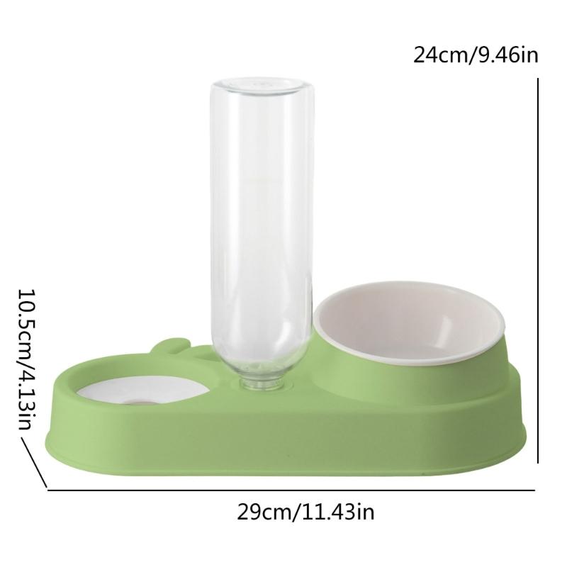 Pet Food Feeders and Waterer Detachable Cats Water Fountain Bowl Food Container Automatic Bowl Supply