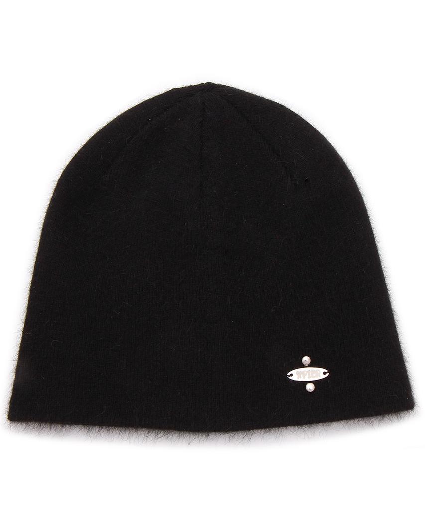 Egseupieo Angora Balloon Short Beanie Bk