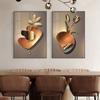 Abstrakte goldene Pflanze Poster drucken nordische Blume Leinwand Kunst Home Decor skandinavische Schlafzimmer Dekoration Wandmalerei Bilder