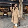 Winter Long Knee Thickened Winter New Korean Version Loose Cotton-padded Jacket Bread Clothes